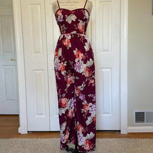 Band of Gypsies Boho Floral Jumpsuit